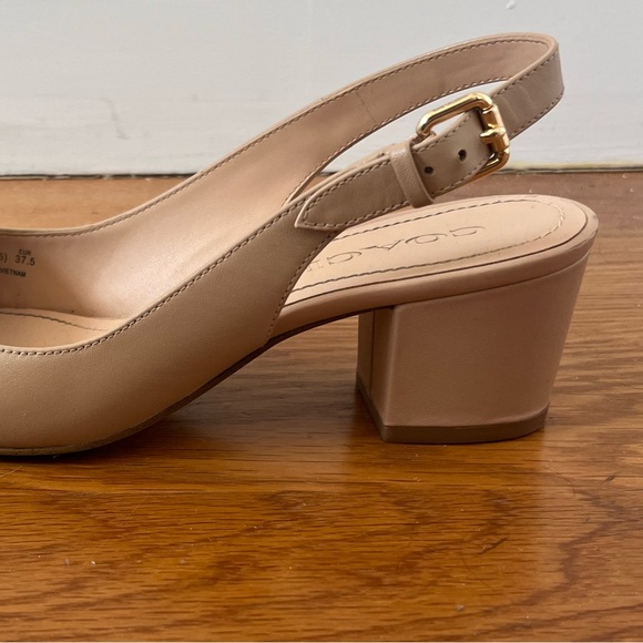 Coach Erica Nude Slingbacks - Picture 6 of 6